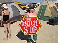 Bethany with Bitch Stop sign 1